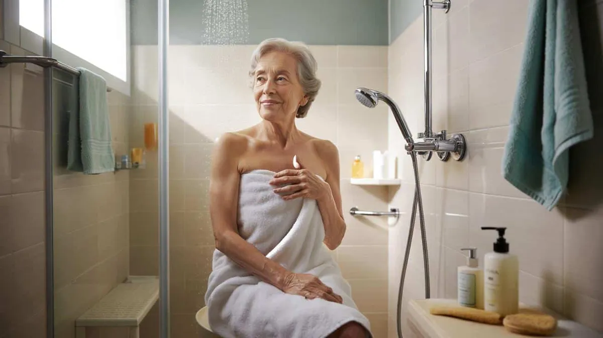 Jak změna sprchování po 65 letech ovlivňuje pohodlí a zdraví