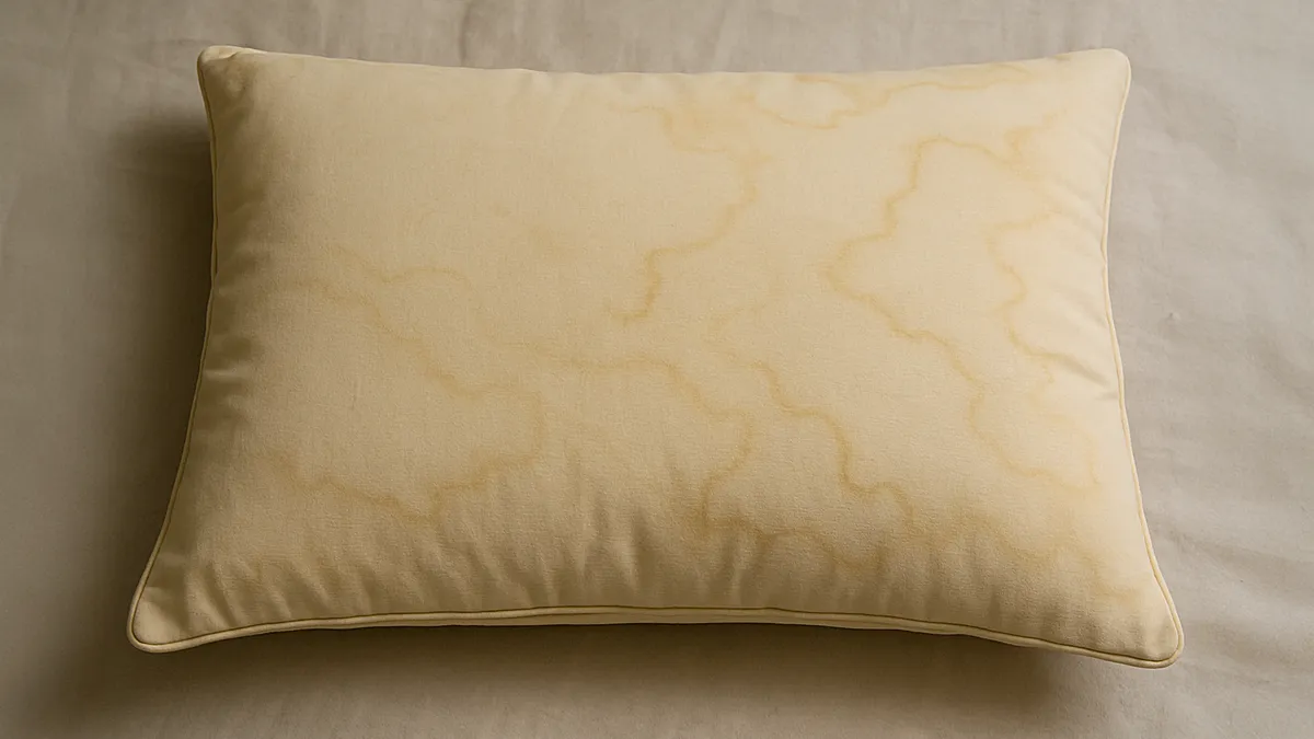 Jak se zbavit žlutých polštářů a udržet zdravé místo pro spánek