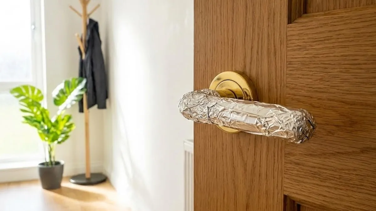 Omotávání klik hliníkovou fólií: nový bezpečnostní trik nebo jen fór?